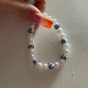 Hand beaded bracelet created by me for my small business